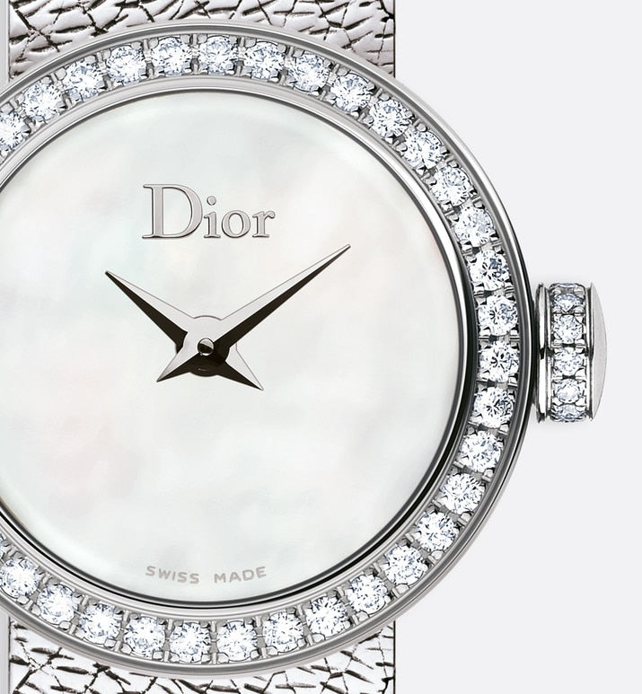 La Mini D de Dior Satine • Ø 19 mm, Quartz Movement
