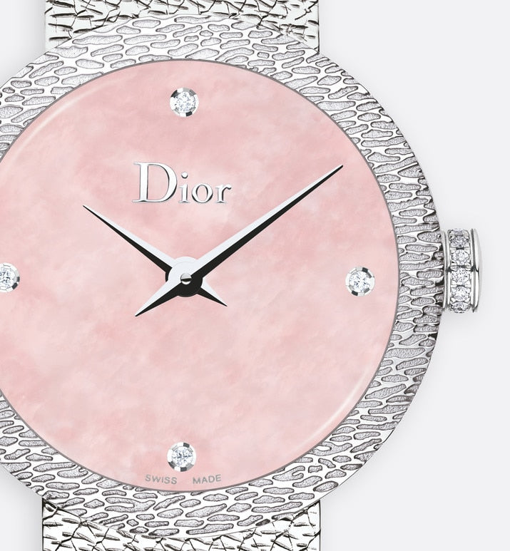 La D de Dior Satine • Ø 25 mm, Quartz Movement