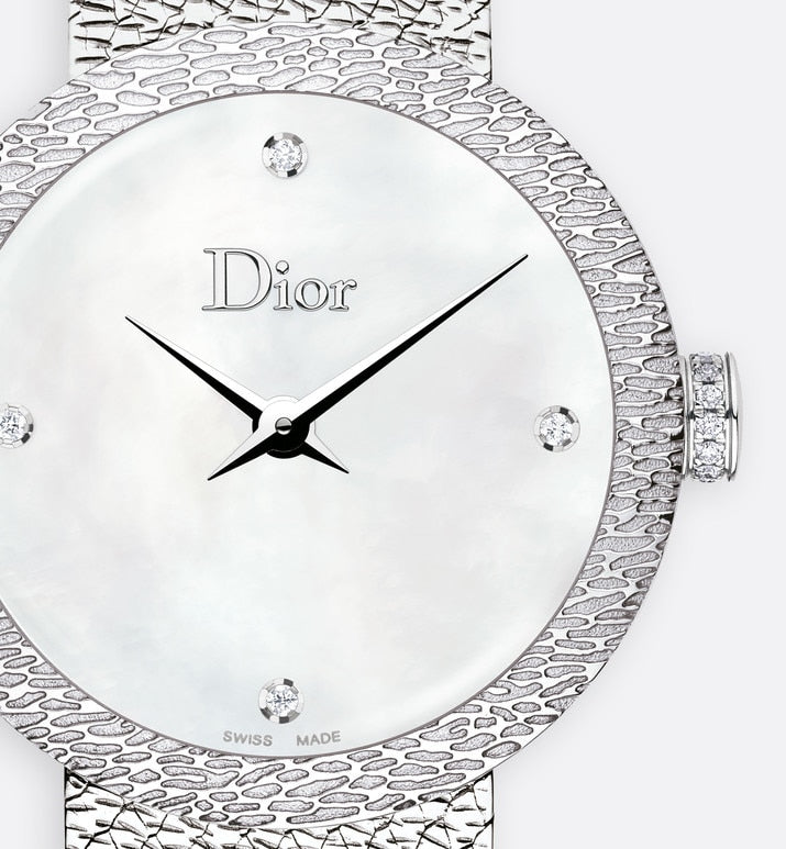 La D de Dior Satine • Ø 25 mm, Quartz Movement