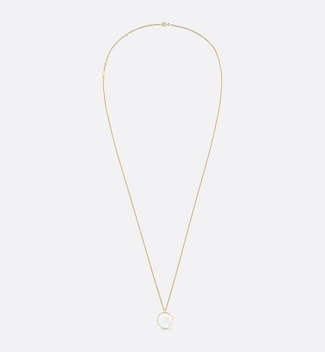 Rose des Vents Medallion Necklace • Yellow Gold, Diamond and Mother-of-pearl