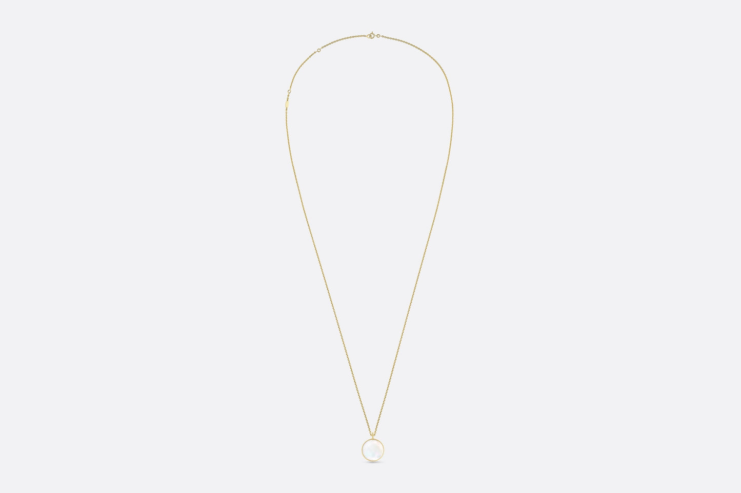 Rose des Vents Medallion Necklace • Yellow Gold, Diamond and Mother-of-pearl