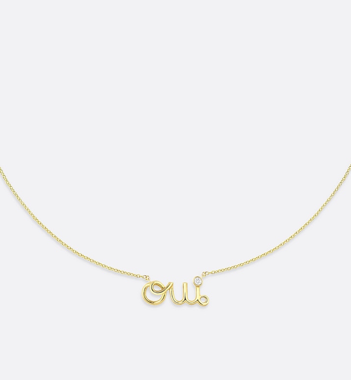 Dioramour Necklace • Yellow Gold and Diamond