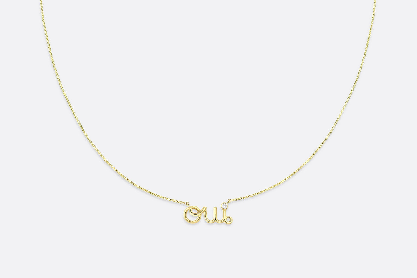 Dioramour Necklace • Yellow Gold and Diamond