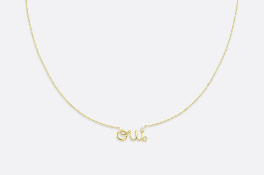 Dioramour Necklace • Yellow Gold and Diamond