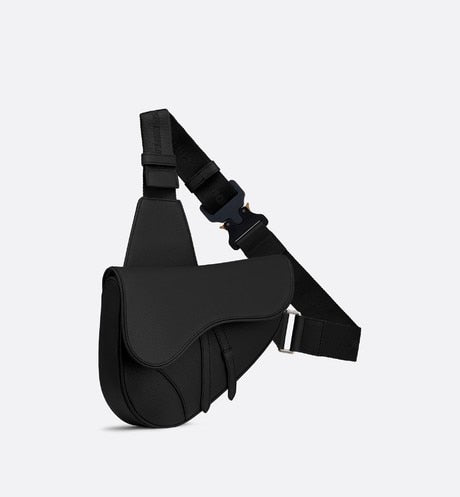 Saddle Bag • Black Grained Calfskin