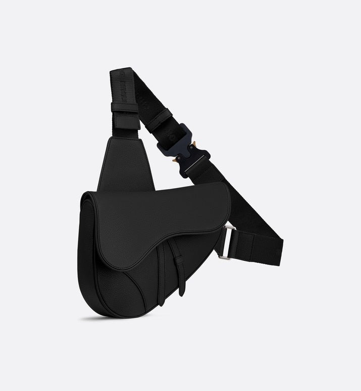 Saddle Bag • Black Grained Calfskin