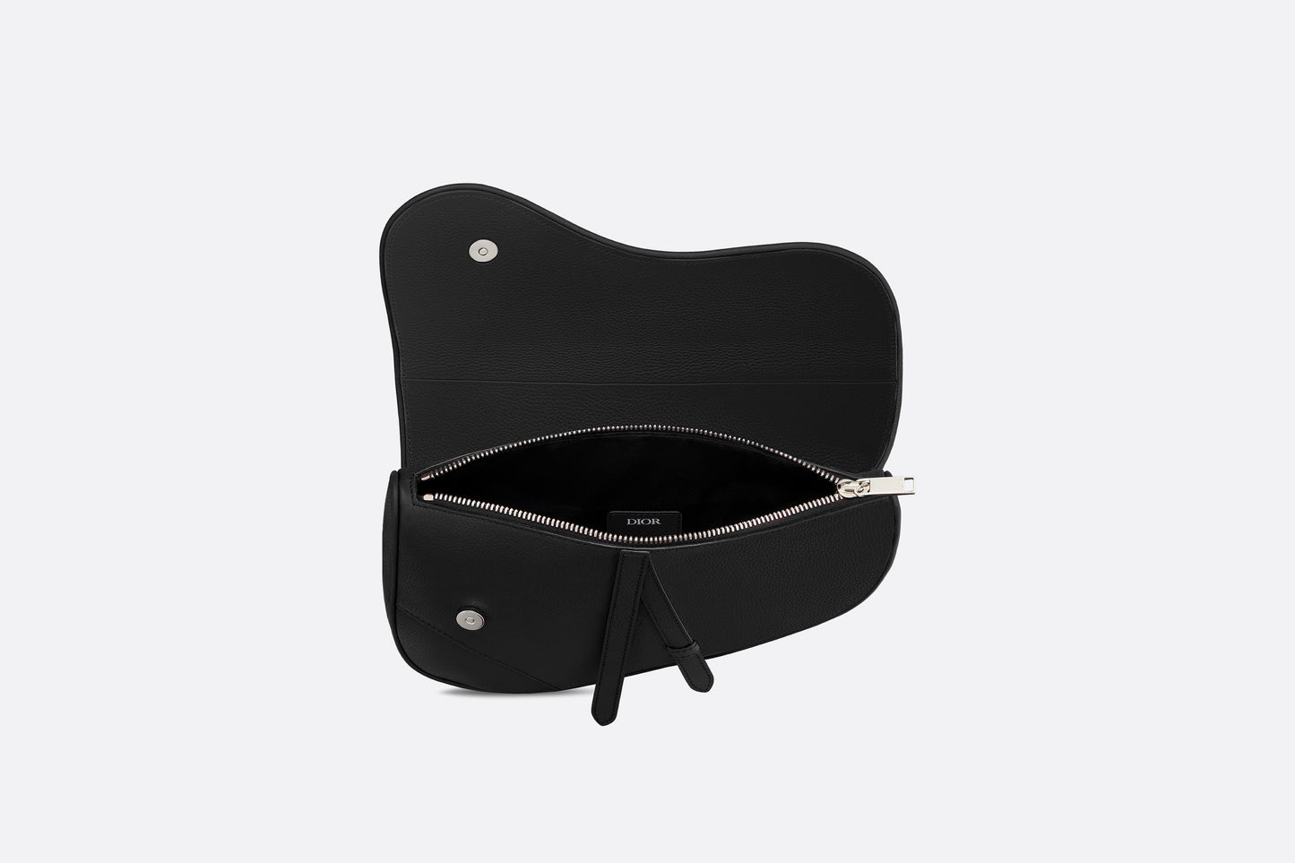 Saddle Bag • Black Grained Calfskin