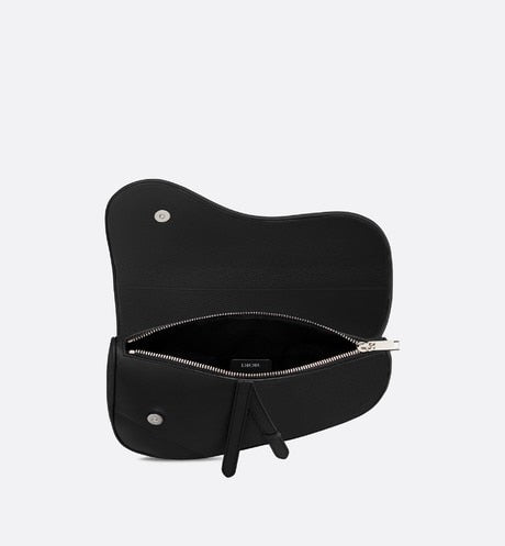 Saddle Bag • Black Grained Calfskin