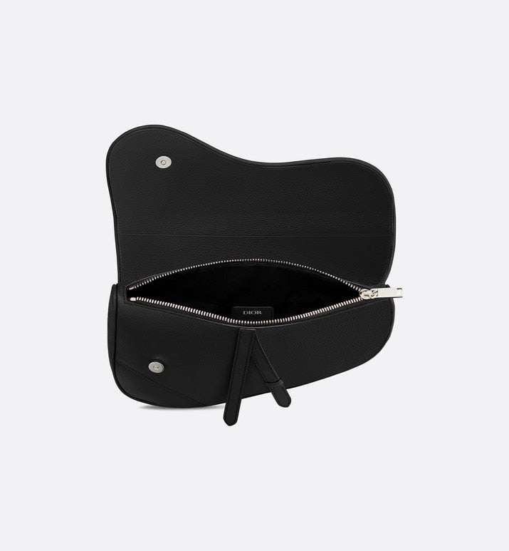 Saddle Bag • Black Grained Calfskin