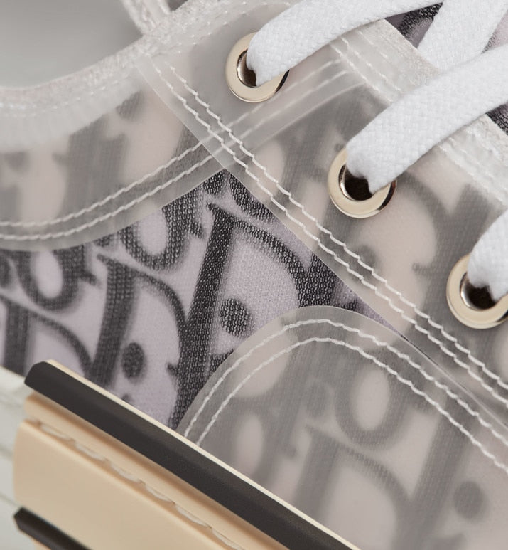 B23 Low-Top Sneaker • White and Black Dior Oblique Canvas