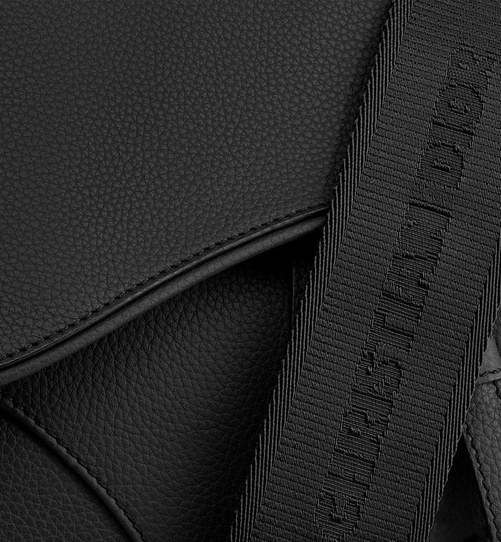 Saddle Bag • Black Grained Calfskin