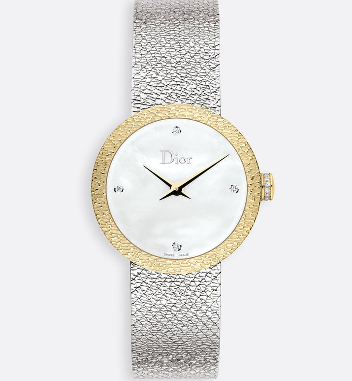 La D de Dior Satine • Ø 25 mm, Quartz Movement