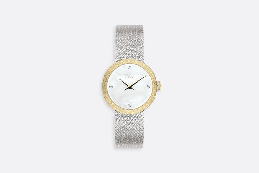 La D de Dior Satine • Ø 25 mm, Quartz Movement