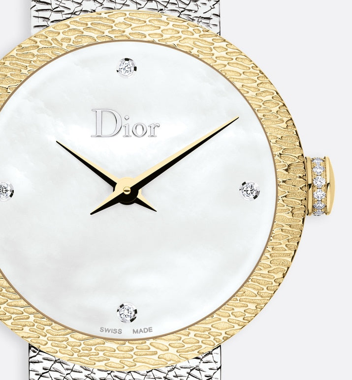 La D de Dior Satine • Ø 25 mm, Quartz Movement