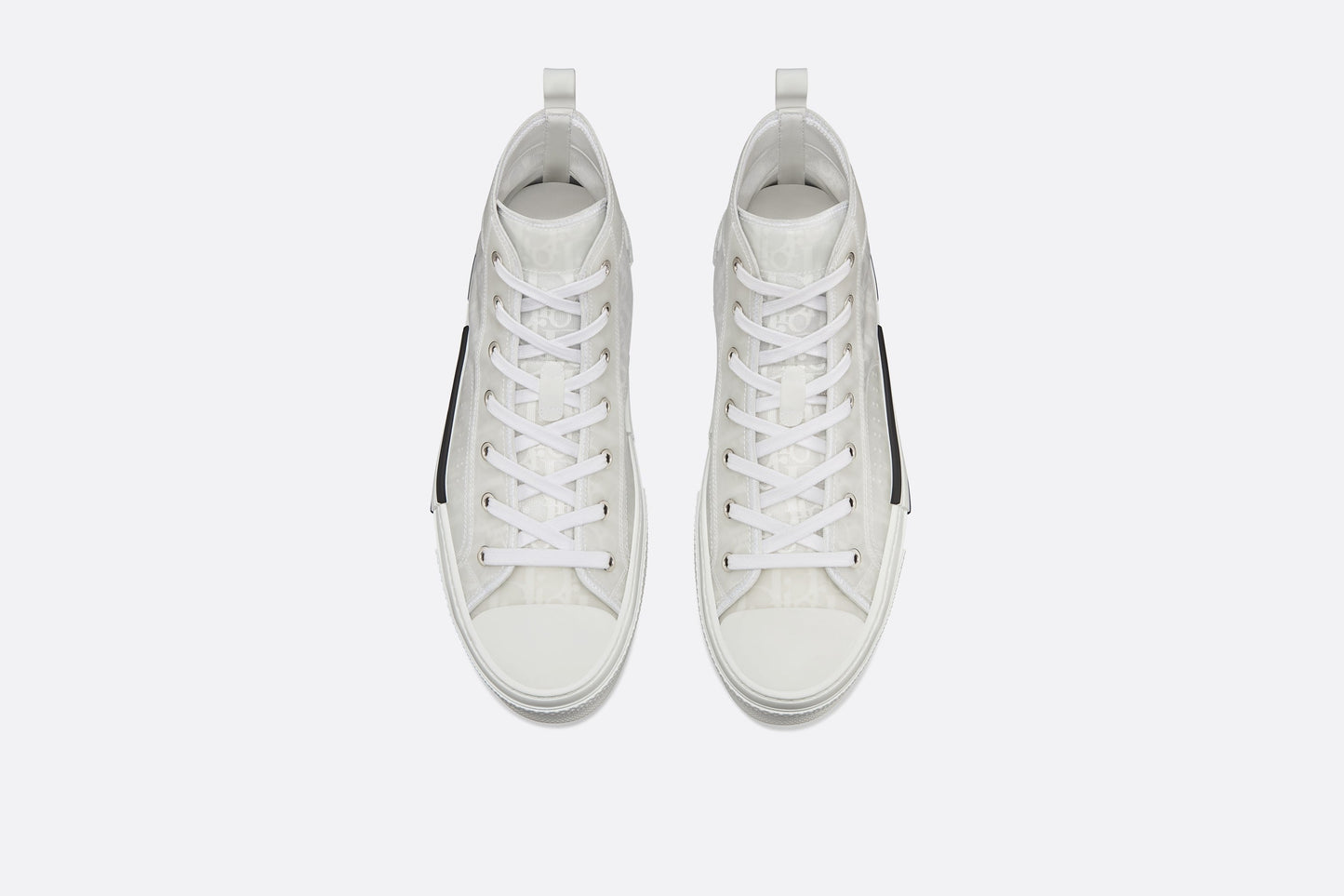 B23 High-Top Sneaker • White Dior Oblique Canvas