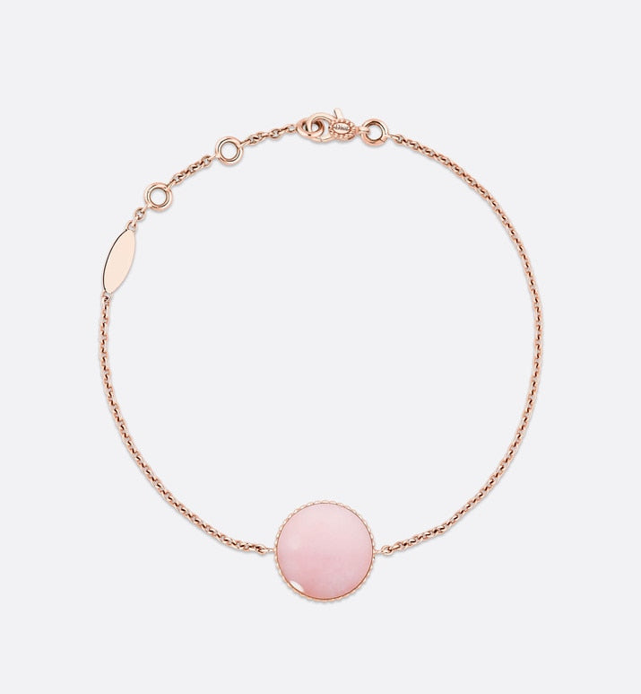 Rose des Vents Bracelet • Rose Gold, Diamond and Pink Opal