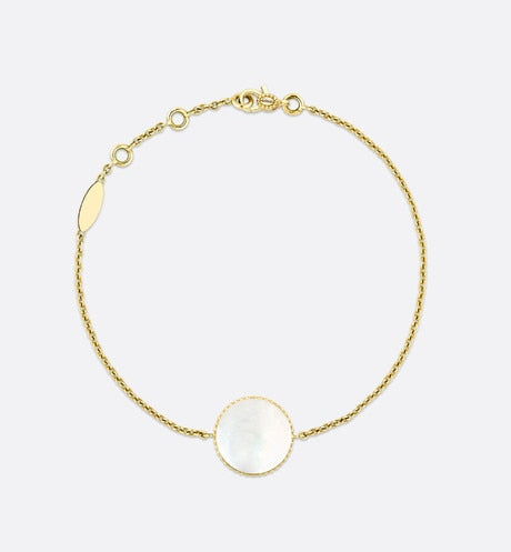 Rose des Vents Bracelet • Yellow Gold, Diamond and Mother-of-pearl