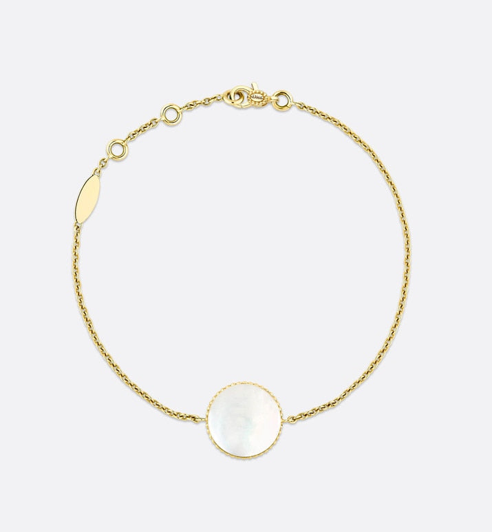 Rose des Vents Bracelet • Yellow Gold, Diamond and Mother-of-pearl