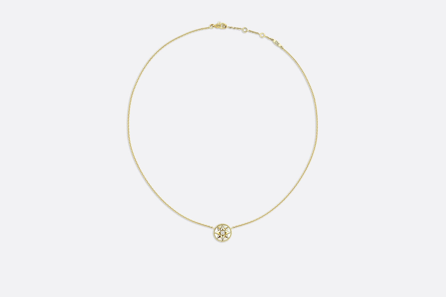Rose des Vents Necklace • Yellow Gold, Diamond and Mother-of-pearl