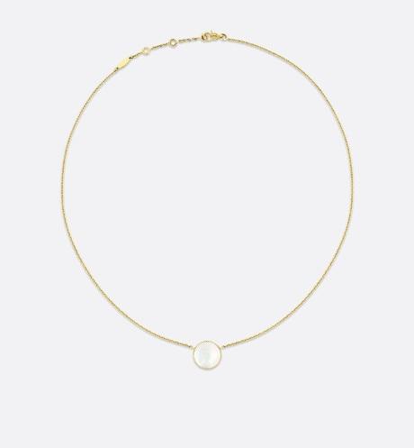 Rose des Vents Necklace • Yellow Gold, Diamond and Mother-of-pearl