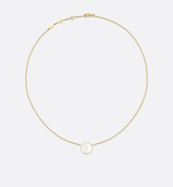 Rose des Vents Necklace • Yellow Gold, Diamond and Mother-of-pearl
