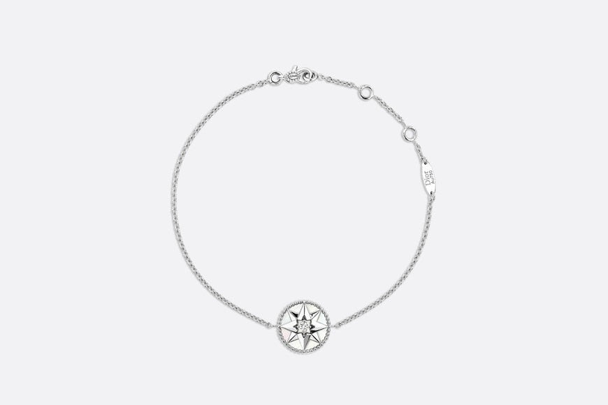 Rose des Vents Bracelet • 18K White Gold, Diamond and Mother-of-pearl