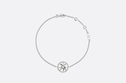 Rose des Vents Bracelet • 18K White Gold, Diamond and Mother-of-pearl