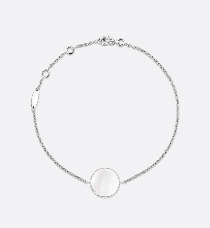 Rose des Vents Bracelet • 18K White Gold, Diamond and Mother-of-pearl