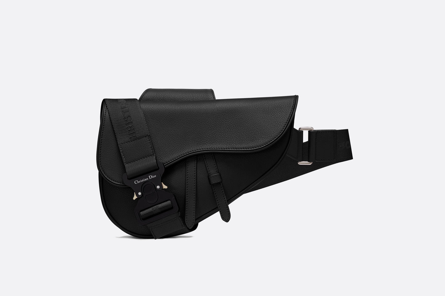 Saddle Bag • Black Grained Calfskin