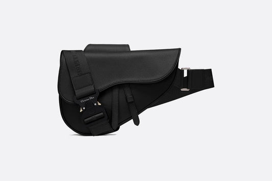 Saddle Bag • Black Grained Calfskin