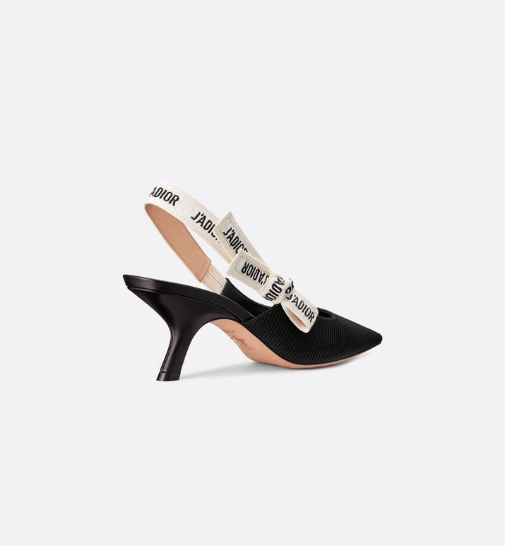 J'Adior Pump • Black Technical Fabric