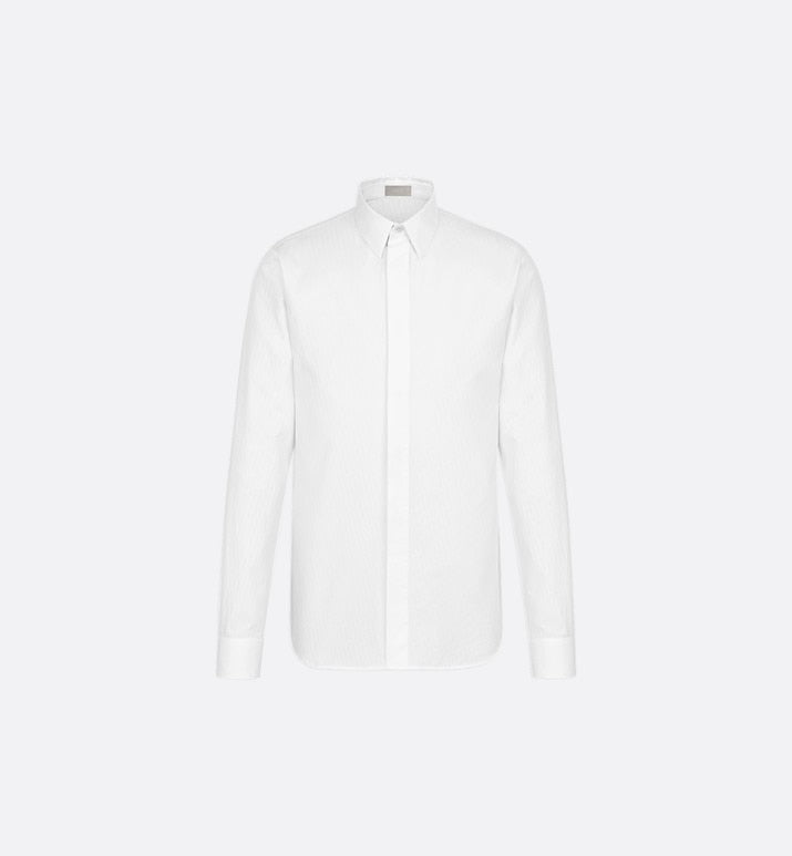 Dior Oblique Shirt • White Cotton Jacquard