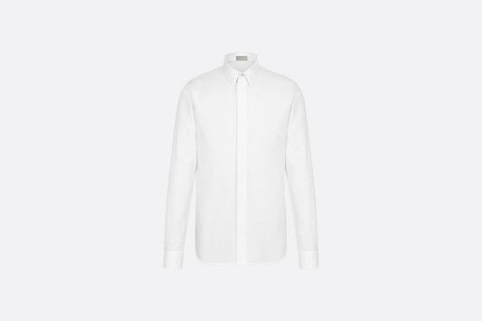 Dior Oblique Shirt • White Cotton Jacquard