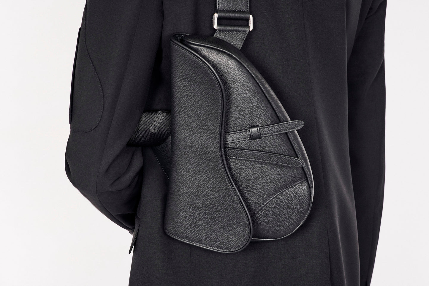 Saddle Bag • Black Grained Calfskin