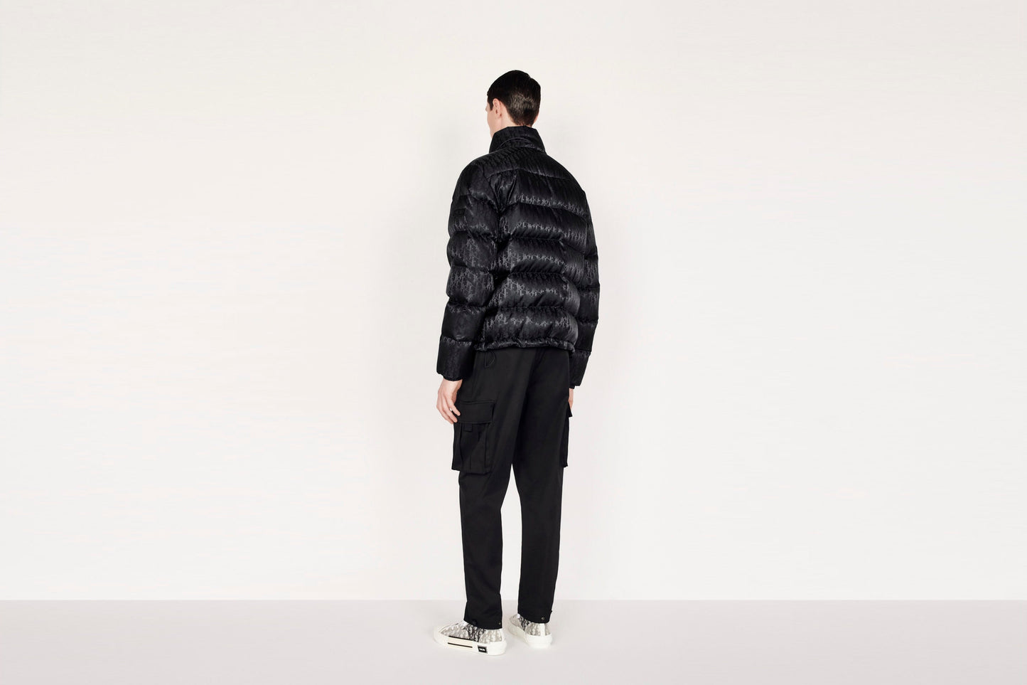 Cargo Pants • Black Stretch Cotton Gabardine