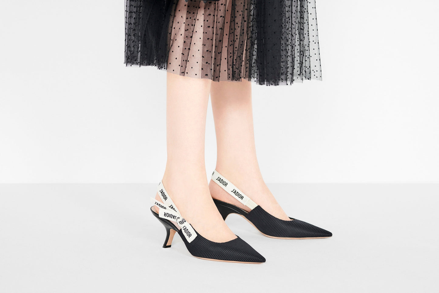 J'Adior Pump • Black Technical Fabric