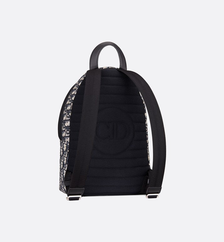 Backpack • Blue Dior Oblique Jacquard