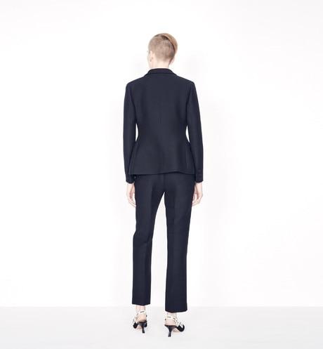 Bar Jacket • Black Wool and Silk