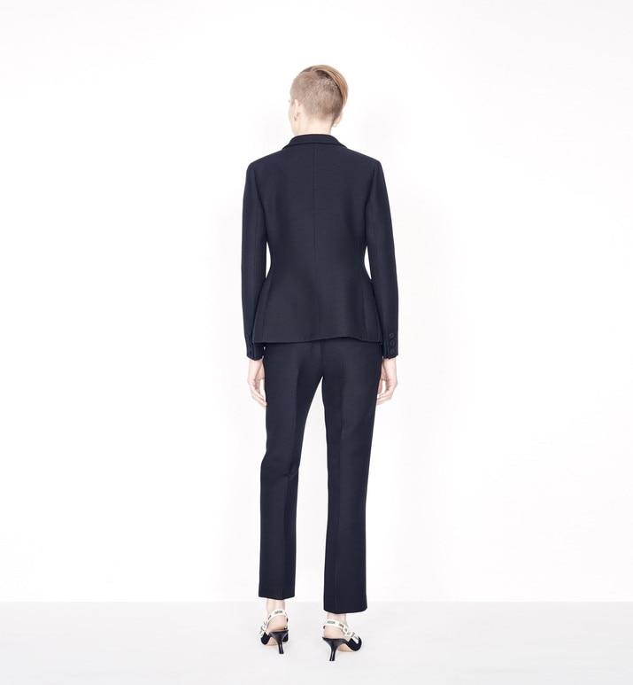 Bar Jacket • Black Wool and Silk