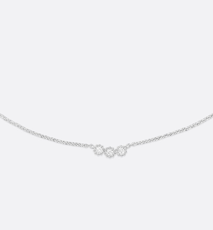 Mimirose Necklace • 18K White Gold and Diamonds