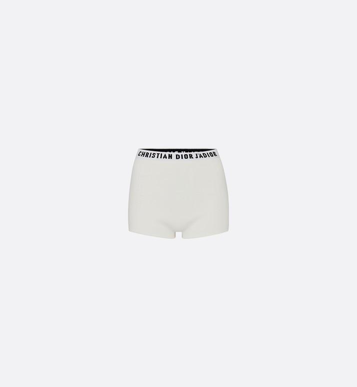 Briefs • White Viscose with 'Christian Dior J'Adior' Signature