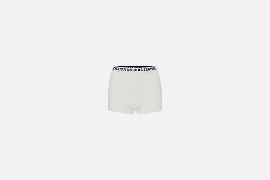 Briefs • White Viscose with 'Christian Dior J'Adior' Signature