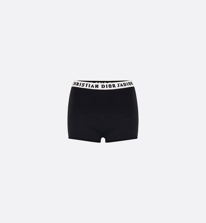 Briefs • Black Viscose with 'Christian Dior J'Adior' Signature