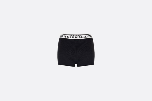 Briefs • Black Viscose with 'Christian Dior J'Adior' Signature