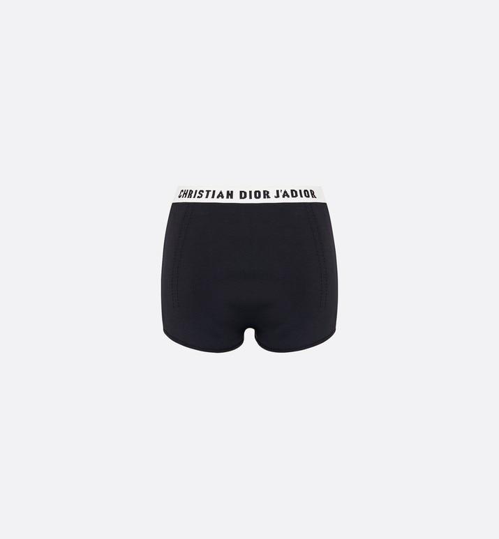 Briefs • Black Viscose with 'Christian Dior J'Adior' Signature