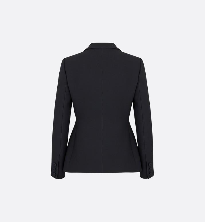 Bar Jacket • Black Wool and Silk