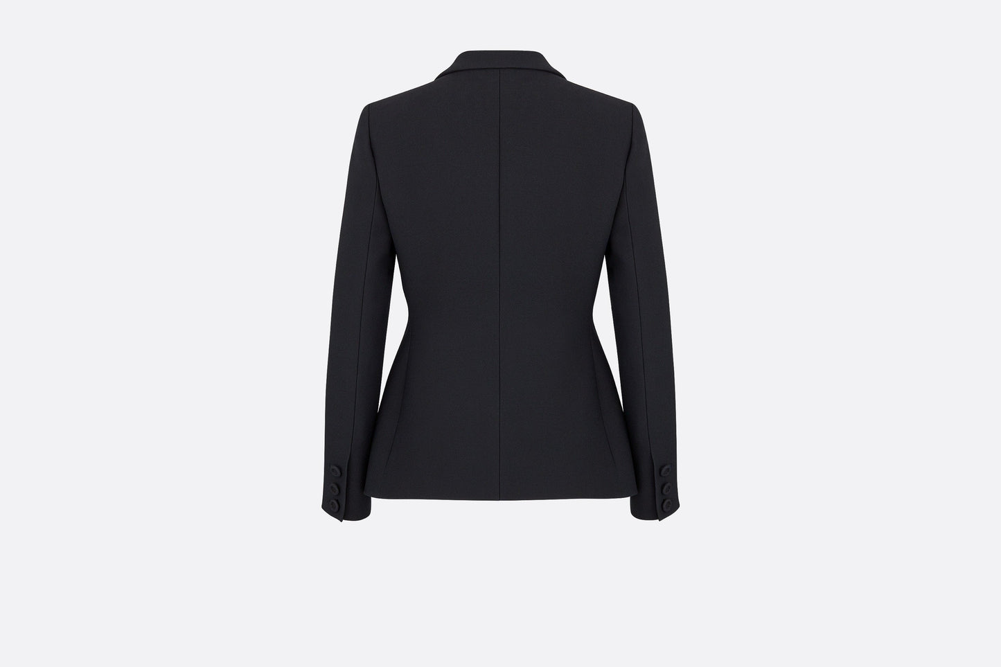 Bar Jacket • Black Wool and Silk