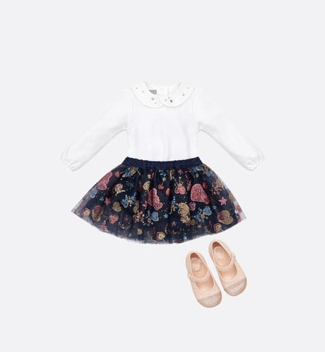 Ballerina Flat • Powder Pink Microcannage Lambskin