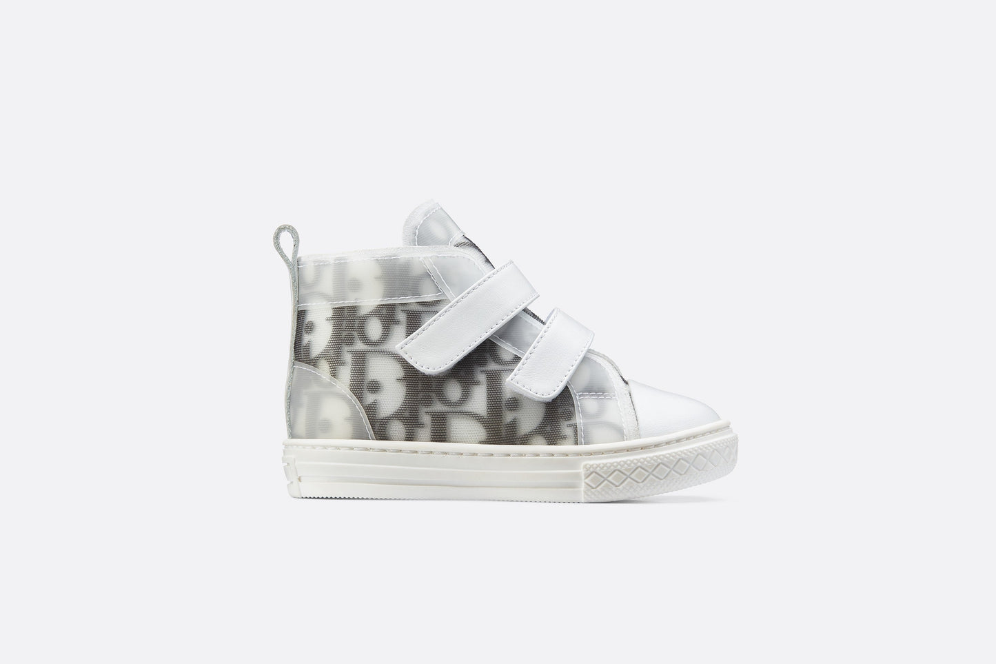 B23 High-Top Sneaker • White and Black Dior Oblique Technical Fabric