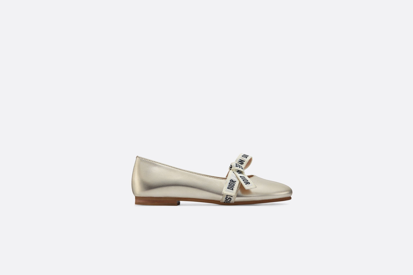 Ballerina Flat • Metallic Gold Lambskin